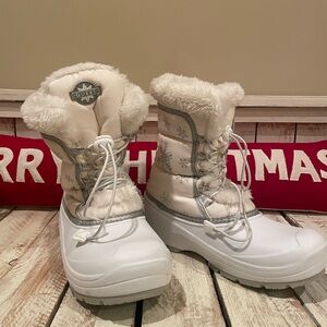 Girls Quest Snow Boots with Fur Trim, Thinsulate